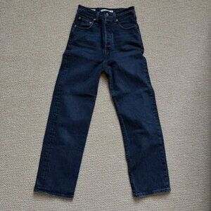 Levi's Ribcage Straight Ankle - faded black (24)